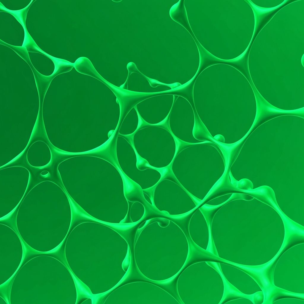 Abstract illustration of cartilage molecular structure